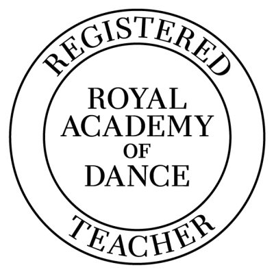 Sello Registered Dance Teacher de la Royal Academy of Dance
